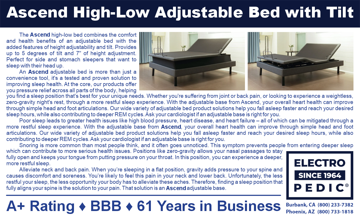 Scottsdale Ascend high low electric adjustable hospital bed