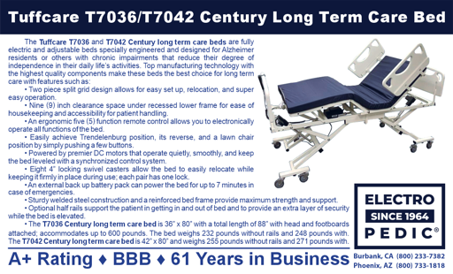 Tuffcare Long Term Care Bed T7036/T7042